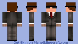 Secret Agent Minecraft Skin