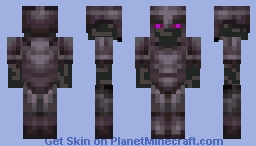 Endermen in netherite armor Minecraft Skin