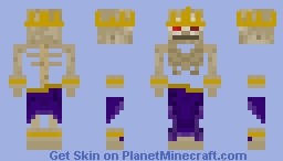 Lich king Minecraft Skin