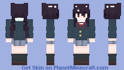 Azusa Nakano - K-On! Minecraft Skin