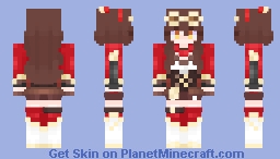 Amber - Genshin Impact (With Goggles) Minecraft Skin