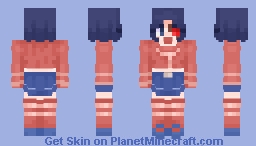 Crazy Mita - Miside (Scratched Eye) Minecraft Skin