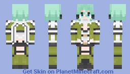 Sinon - Sword Art Online Minecraft Skin