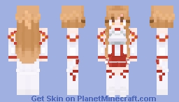 Asuna Yuuki - Sword Art Online Minecraft Skin