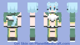 Sinon - Sword Art Online (ALO) Minecraft Skin