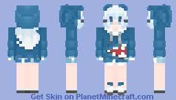 Gawr Gura - Hololive-EN (Hooded) Minecraft Skin