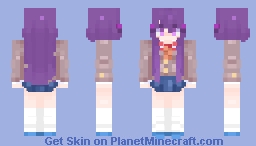 Yuri - Doki Doki Literature Club! Minecraft Skin