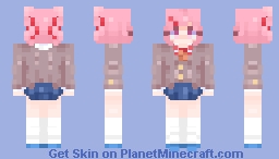 Natsuki - Doki Doki Literature Club! Minecraft Skin