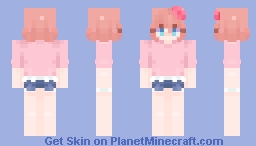 Sayori (Casual) - Doki Doki Literature Club! Minecraft Skin