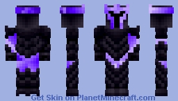 Obsidian Knight (With Netherites) Minecraft Skin