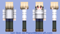 月姫 アルクェイド・ブリュンスタッド スキン/Tsukihime -A piece of blue glass moon- Arcueid Brunestud skin Minecraft Skin