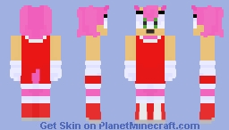 Amy Rose Minecraft Skin