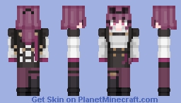 Honkaistarrail Houkai Star Rail Kafka Minecraft Skin