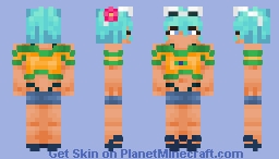 Brazilian Hatsune Miku Minecraft Skin