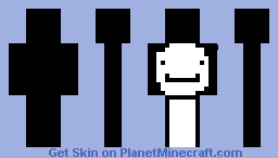 dream black Minecraft Skin