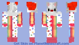 Clown Calico Minecraft Skin