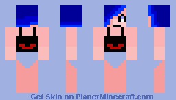 Girl In Swimsuit Minecraft Skin