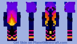 Yoru Neko Minecraft Skin
