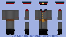 Winter uniform of the NKVD Minecraft Skin