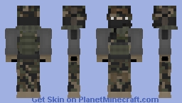 Liam Camo variant Minecraft Skin