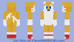 New-Tails Miles Prower Minecraft Skin