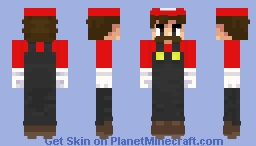 Mashed-Mario-Super Anime Bros Minecraft Skin