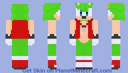 Modern-Manic-The Hedgehog Minecraft Skin