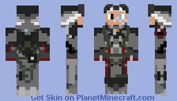 Arthur Nightingale (Warframe) Minecraft Skin