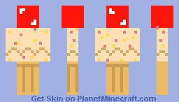 Ice-cream With Cherry on Top Minecraft Skin