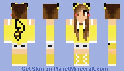 Pikachu Girl Minecraft Skin