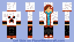 Red Boy w/ Hoodie Minecraft Skin