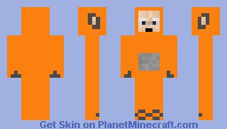 Orange Teletubbie Minecraft Skin