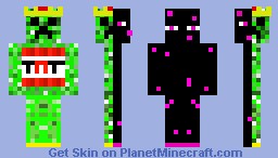 Enderman Creeper Minecraft Skin