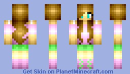 StrawBerry Girl Minecraft Skin