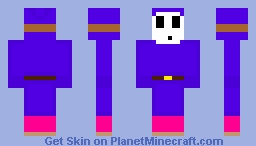 blue shy guy Minecraft Skin