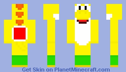 yellow yoshi Minecraft Skin