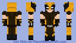 Wolverine brown suit Deadpool and Wolverine Minecraft Skin