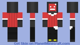 Red Tv Man (Remastered) Minecraft Skin