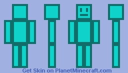 Blue Blob Skin Minecraft Skin