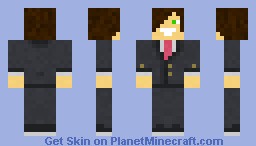 Teen in suit Minecraft Skin