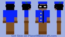 Blue shot ( 61325 hero's skins ) Minecraft Skin