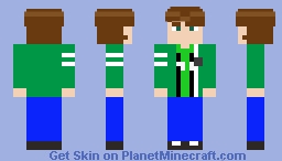 Benjamin Kirby Tennyson/Ben 10 Minecraft Skin
