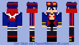 Simon (Gurren Lagann) Minecraft Skin