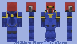 Warhammer:40K | Adeptus Astartes: Ultramarine Sergeant Minecraft Skin