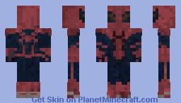 The Amazing Spider-Man Suit (Bright Tint) Minecraft Skin