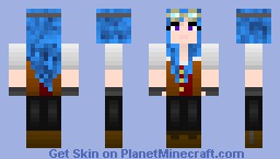 Steampunk Adventurer Female Minecraft Skin