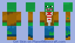 PVZ Zombie Skin Minecraft Skin