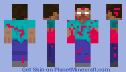 bloody herobrine Minecraft Skin