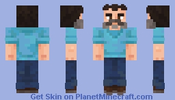 Minecraft Steve and definitely not Jack Black Minecraft Skin
