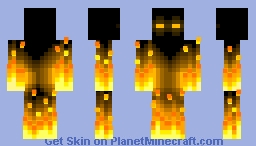 Fire In the Dark Minecraft Skin